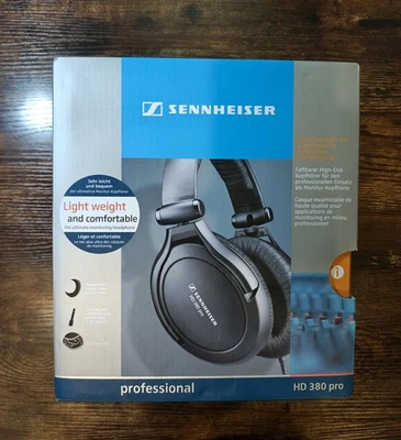 Sennheiser HD 380 pro headphones (with bag) - Image 1 of 4