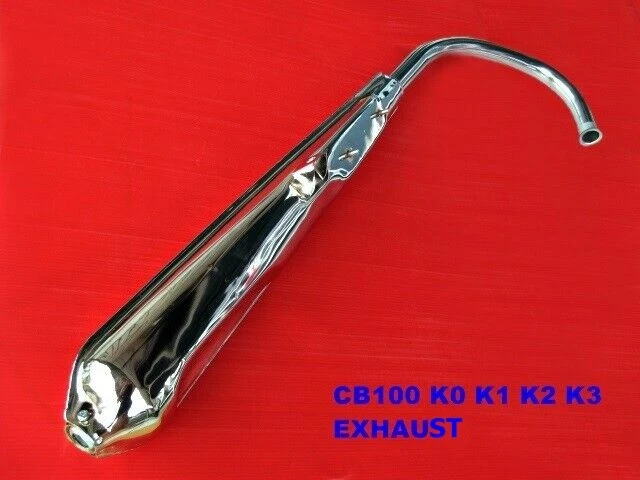 Fit HONDA CB100 K0 K1 K2 K3 EXHAUST MUFFLER PIPE 1 PCS.  NEW   "VINTAGE"  [mi] - Imagem 1 de 4