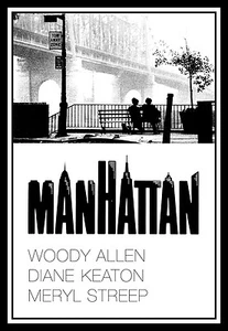 Manhattan Woody Allen Filme Poster Leinwanddruck Kühlschrankmagnet 11x16 groß - Bild 1 von 2