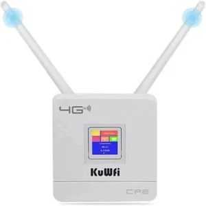 KuWFi 4G LTE WLAN Router Cat4 Zwei Externe Antennen Single-Band 802.11n Kompatib - Bild 1 von 8
