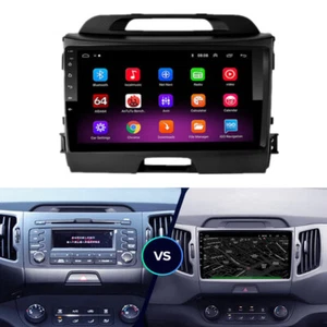 9'' Android 11 Stereo Radio GPS Head Unit For KIA Sportage 2010-2016 Mirror Link - Picture 1 of 12