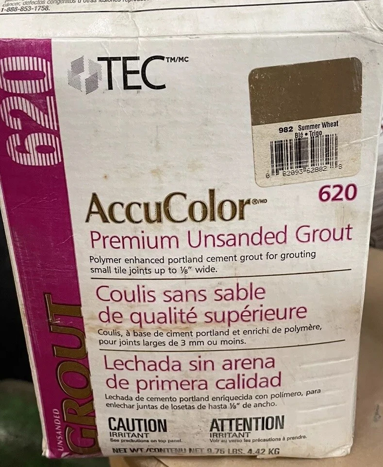 Grout - Tec AccuColor 620 Premium Unsanded 25# - Image 1 of 1