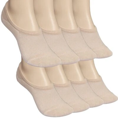 ELYFER 8 pares de calcetines de bambú para mujer sin show Foto 1 de 4