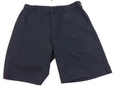 Champion Men's Shorts Size 32 (33) Golf Chinos Flat Front 10" Ins Pockets Blk - Image 1 of 4