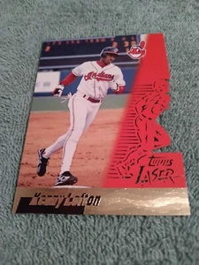 1996 Topps Laser #108 Cleveland Indians OF Kenny Lofton - Picture 1 of 2