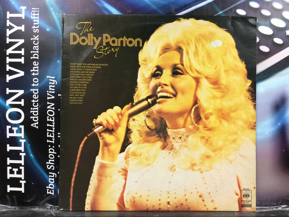 Dolly Parton The Dolly Parton Story LP Album Vinyl CBS31582 A1B1 Country 60s 70s - Image 1 of 4