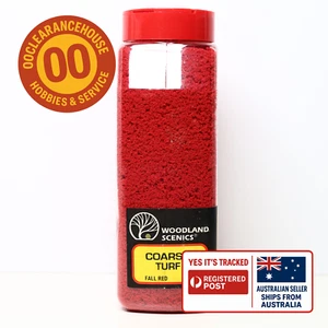 Woodland Scenics OO/HO scale Course Turf Fall Red T1355 - Bild 1 von 3