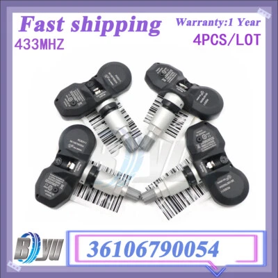 Juego de 4 SENSORES DE PRESIÓN DE NEUMÁTICOS TPMS 36106790054 nuevos para BMW 650i 535i Z4 6790054 Foto 1 de 4