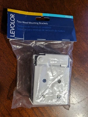 Крепежные кронштейны для жалюзи Levelor из искусственного дерева 91136 - Изображение 1 из 4
