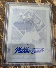 2016 Leaf Perfect Game Autographs Printing Plates Black BA212 Matthew Cooper 1/1
