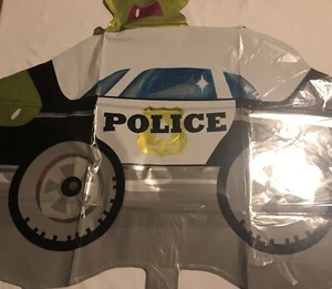 Police Car Balloons 5pc Set -Decorations Birthday Party - Picture 1 of 3