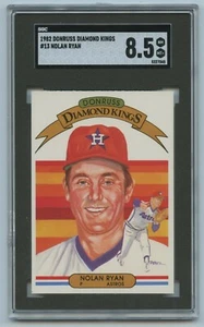 1982 Donruss #13 Nolan Ryan Diamond Kings SGC 8.5 NM-MT+ Hall of Fame Astros - Picture 1 of 2