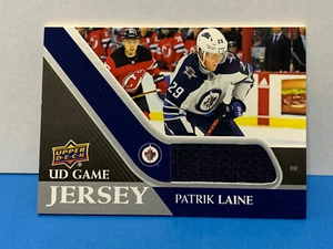 2020-21 Upper Deck UD Series 1 Game Jersey Patrik Laine Winnipeg Jets GJ-PL - Imagen 1 de 2