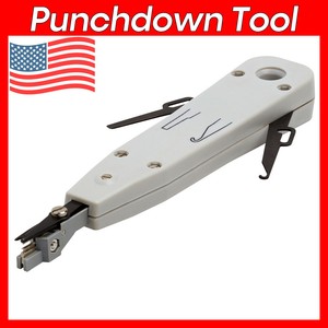Impact Punch Down Tool With Blade 110 Network Wire Cat5e Cat6 Ethernet Cable