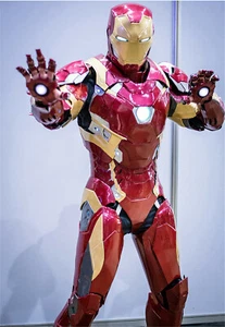 Iron Man Armor Wearable Suit EVA White Model Props COS Suit Wearable Handmade - Picture 1 of 25