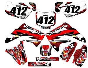 2003-2013 CR 85 MAYHEM Red Senge Graphics Kit Compatible with Honda - Picture 1 of 10