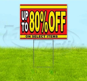 UP TO 80% OFF ON SELECT ITEMS 18x24 Yard Sign WITH STAKE Corrugated Bandit SALE - Picture 1 of 5