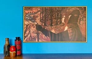 Vintage Another Time by Eugene Ames Baker Retro Wall Art 70s Kitsch