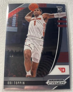 OBI TOPPIN 2020/21 Prizm Draft Picks Base RC #7. New York Knicks - Picture 1 of 2