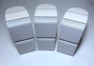 Bose 3x Redline Double Cube Speakers Lifestyle Acoustimass White - Picture 1 of 5