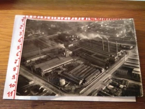 144315 CARTOLINA D EPOCA FIAT LE FERRIERE TORINO VISTA DALL ALTO VALORE STORICO - Picture 1 of 2