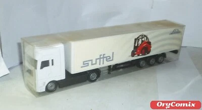 MODELLINO CAMION CON RIMORCHIO - SCALA 1:87 - TRUCK - SUFFEL LINDE 1 - NUOVO - Immagine 1 di 4