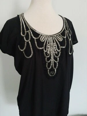 Blusa Collective Concepts Manga Corta Pulitzer Cuentas M $68 Nordstrom Lily Foto 1 de 4