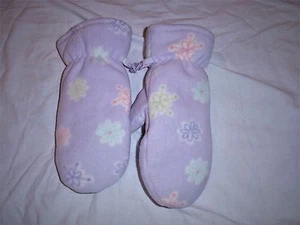 GYMBOREE BEAUTIFUL GIRLS L-XXL 6-7 YRS SNOW ANGELS SOFT LAVENDER LINED MITTENS - Picture 1 of 3