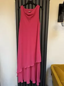 Roman ladies pink stunning special occasion dress size 18 wedding party holiday - Picture 1 of 4
