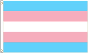Transgender Pride Polyester Flagge - Größenwahl - Bild 1 von 3