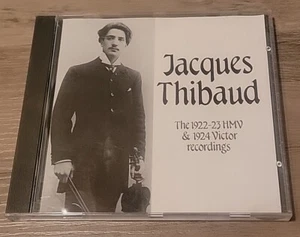 THIBAUD - The 1922-23 Hmv & 1924 Victor Recordings - CD - **Mint Condition** - Picture 1 of 2
