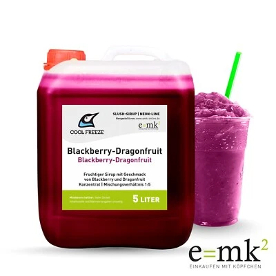 Slush Syrup Ice Cream Blackberry Dragonfruit (Blackberry Dragon Fruit) 5 Litres - Image 1 of 4