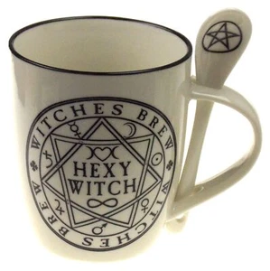 Alchemy of England Hexentasse & Löffel Set Feinknochen China 13 Unzen Weihnachtsgeschenk - Bild 1 von 4