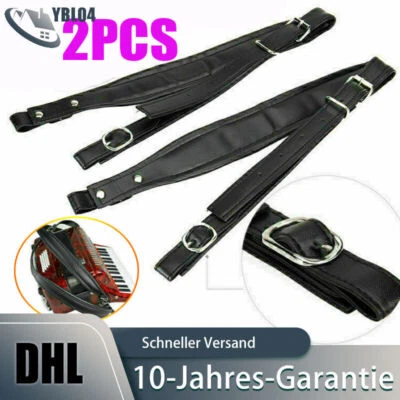 MARKENLOS Akkordeon Schultergurte Verstellbare Gurt Pu Leder für Komfortables Spielen