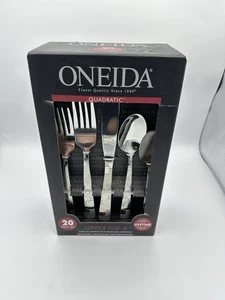 Oneida - QUADRATIC - Acciaio inossidabile 20pz. Set posate (servizio per quattro) - Foto 1 di 9
