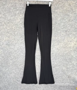 Lululemon Align High Rise Mini Flare Yoga Pants Womens 6 Black Nulu Leggings - Picture 1 of 8
