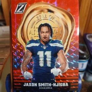 Ssp Rookie Card!! JAXON SMITH-NJIGBA 2023 Zenith Zeal of Approval Red Mosaic - Picture 1 of 9
