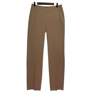Talbots Size 4L Long Tan Heritage Slim Straight Minimalist Office Pants - Picture 1 of 3