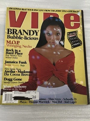 Vibe Magazine (April 1998) Brandy, M.O.P., Marc Anthony, Jerry Springer - Image 1 of 4