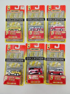 Matchbox Premiere Fire Collection World Class Series 7 Full Set of 6 1996 Sealed - Picture 1 of 4
