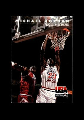 SkyBox 1992 EE. UU.: # 43 Michael Jordan All Star Record casi nuevo-como nuevo o mejor Foto 1 de 2