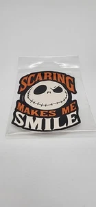 DECALCOMANIA NIGHTMARE BEFORE CHRISTMAS SPAVENTARMI FA SORRIDERE 3IN JACK SKELLINGTON - Foto 1 di 2