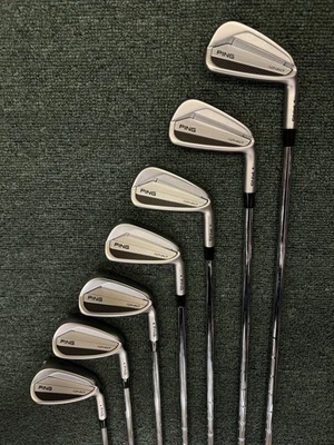 JUEGO DE PLANCHA PING I240 9.99/10 USADO COMO NUEVO 4-P, MODUS 115 RÍGIDO FLEX PUNTO AZUL 1* ARRIBA DIESTRO Foto 1 de 4