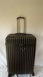 LONDON FOG Brentwood III 29" Expandable Spinner Hard Luggage Olive - Picture 1 of 8