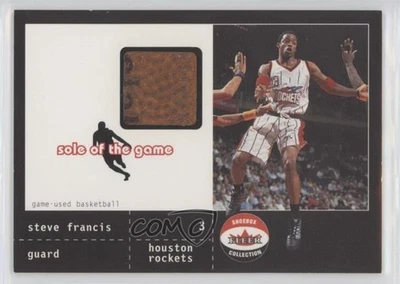 2001-02 Fleer Shoebox Collection Sole of the Game Ball /300 Steve Francis - Image 1 of 2