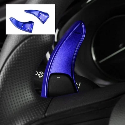 For Buick Envision S 20-23 Blue Aluminum Steering Wheel Shift Paddles Trim 2X - Изображение 1 из 4