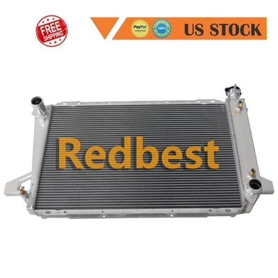 2Row Radiator For 1985-1996 Ford F150 F250 F350 Pickup 1985-1992 Bronco 4.9L L6 Foto 1 de 4