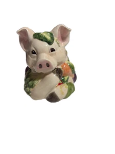 Fitz and Floyd Percy das Schwein Serviettenhalter Sammlerstück selten - Bild 1 von 7