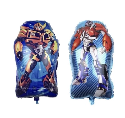 TRANSFORMERS 2 Piezas Globo de Lámina Niños Cumpleaños Fiesta Suministros Decoración Niño Regalo EE. UU. Foto 1 de 3