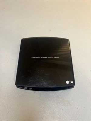 LG GP50NB40 Black USB 2.0 Super-Multi Slim Portable DVD Writer External Drive - Image 1 of 2